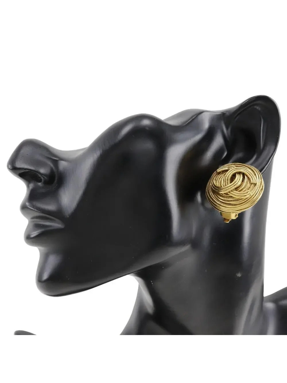 Chanel Cc Logo Clip-On Earrings Metal #228792C91B